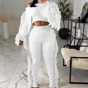 Ivory Knit Women Set